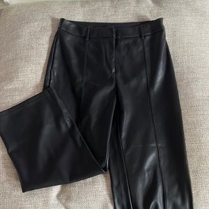 7 for all Mankind Leather Trousers